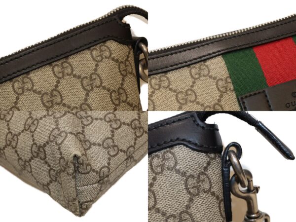 imgrc0088681245 Gucci GG Supreme Canvas Leather Messenger Bag Red Green Beige Black