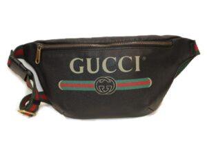 imgrc0088682688 Gucci Leather Body Waist Shoulder Bag Black