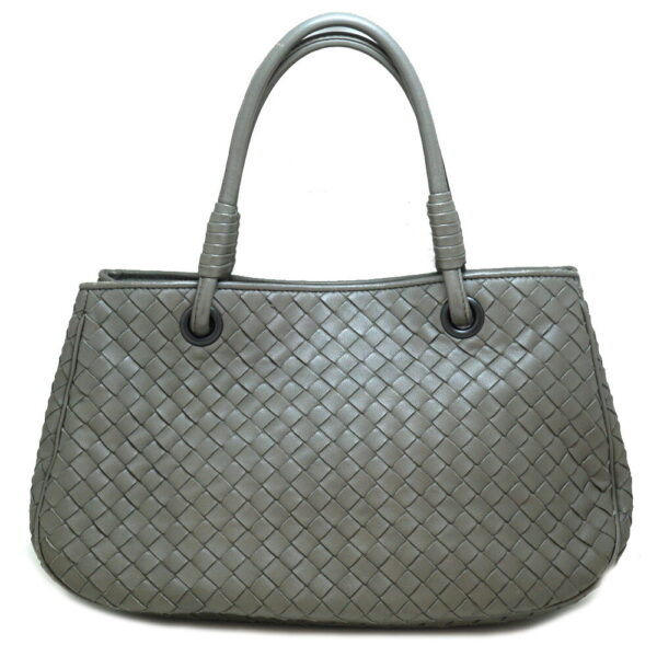 imgrc0088694958 Bottega Veneta Intrecciato Handbag Gray