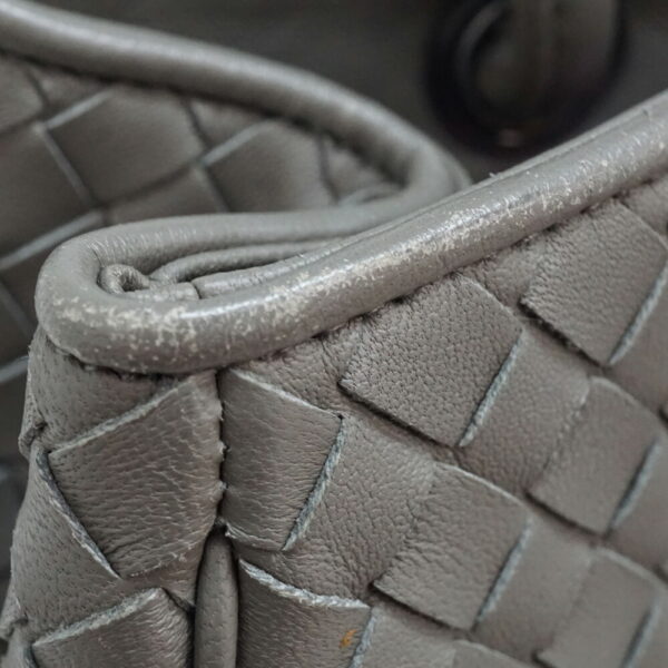 imgrc0088694961 Bottega Veneta Intrecciato Handbag Gray