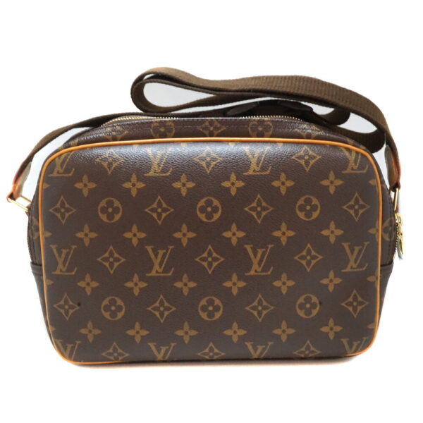 imgrc0088777556 Louis Vuitton Reporter Shoulder Bag Monogram Canvas Brown