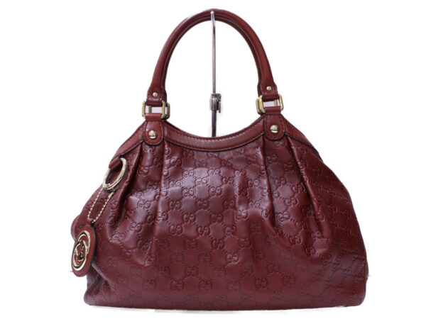 imgrc0088787954 Gucci Sookie Leather Handbag Bordeaux