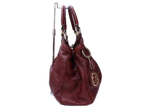 imgrc0088787956 Gucci Sookie Leather Handbag Bordeaux