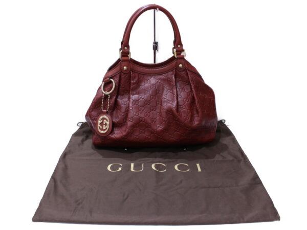 imgrc0088787971 Gucci Sookie Leather Handbag Bordeaux