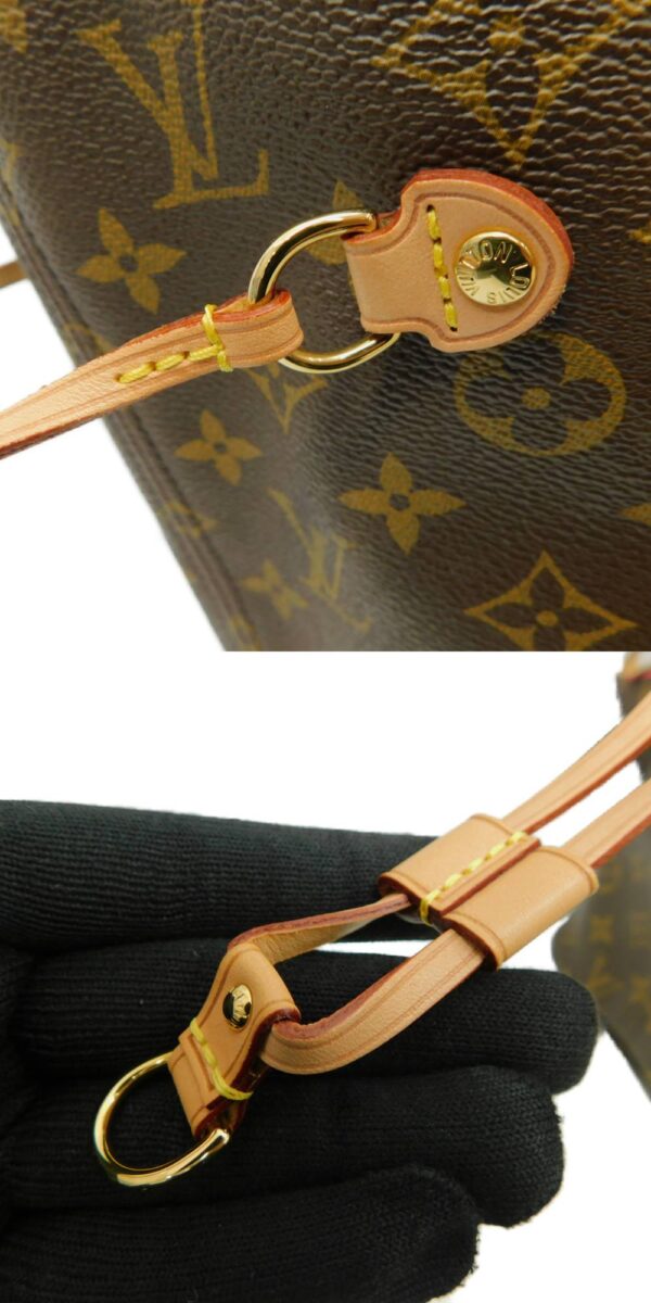 imgrc0088852840 Louis Vuitton Neverfull MM Monogram Tote Bag Brown