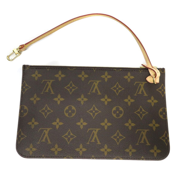 imgrc0088873390 Louis Vuitton Neverfull MM Monogram Tote Bag Brown Beige