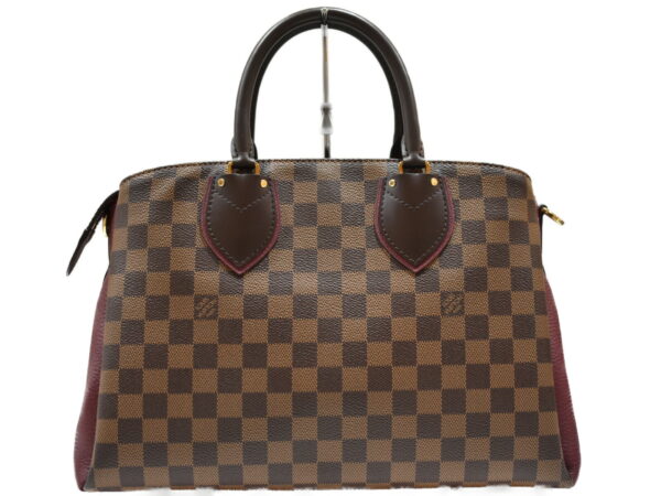 imgrc0088881785 Louis Vuitton Normandy Handbag Shoulder Bag Canvas Damier Bordeaux