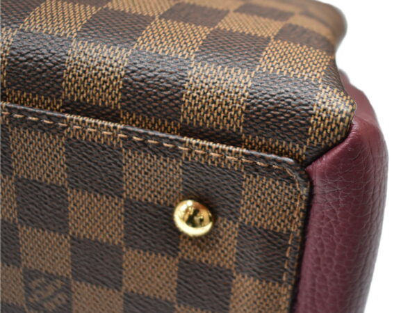 imgrc0088881787 Louis Vuitton Normandy Handbag Shoulder Bag Canvas Damier Bordeaux