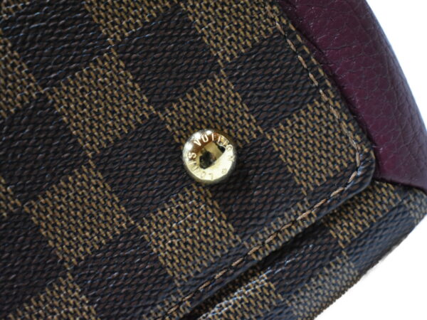 imgrc0088881788 Louis Vuitton Normandy Handbag Shoulder Bag Canvas Damier Bordeaux