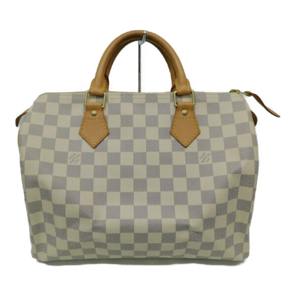 imgrc0088918242 Louis Vuitton Speedy 30 Damier Azur Bag White