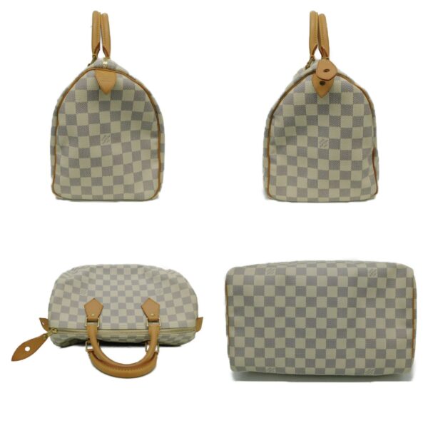 imgrc0088918244 Louis Vuitton Speedy 30 Damier Azur Bag White