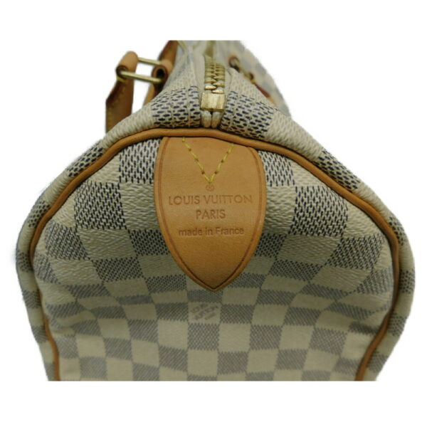 imgrc0088918251 Louis Vuitton Speedy 30 Damier Azur Bag White