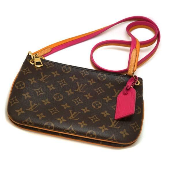 imgrc0088923205 Louis Vuitton Loretta Shoulder Bag Monogram Brown Hot Pink