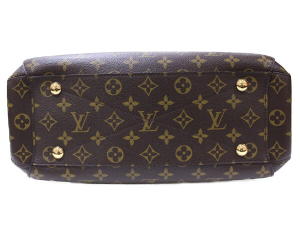 imgrc0088923499 Louis Vuitton Montaigne MM Monogram Canvas 2 Way Bag Brown