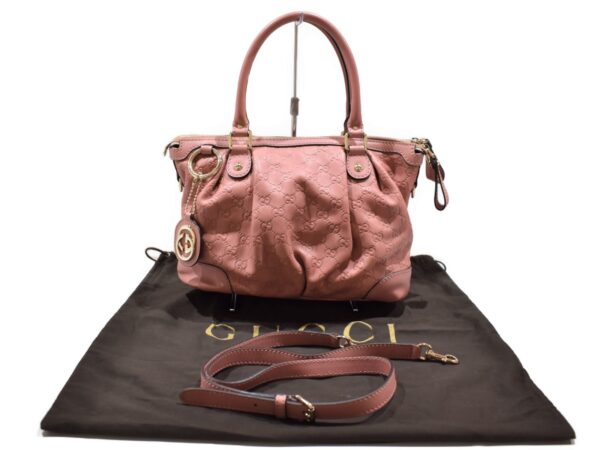 imgrc0088924161 Gucci Sookie 2WAY Bag Leather Pink