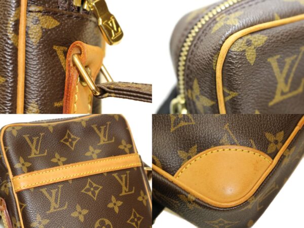 imgrc0088941325 Louis Vuitton Danube Monogram Canvas Shoulder Bag Brown