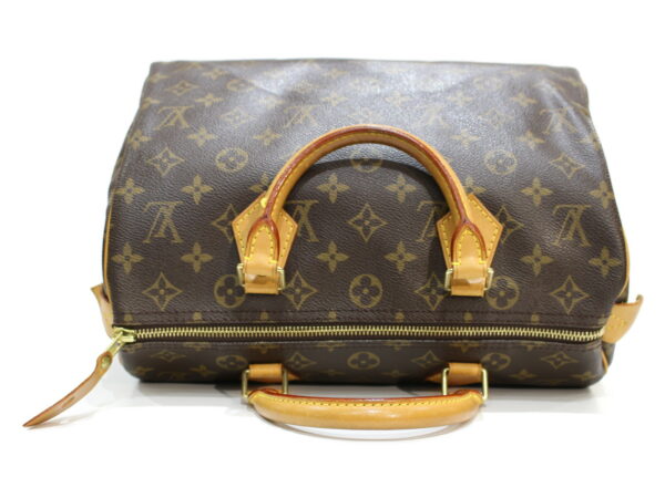 imgrc0088941531 Louis Vuitton Speedy 30 Monogram Canvas Bag Brown