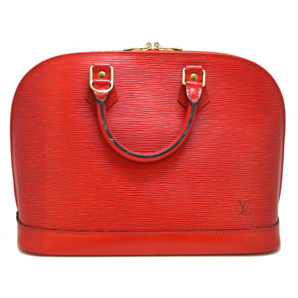 imgrc0089034175 Louis Vuitton Alma Handbag Epi Leather Castilian Red