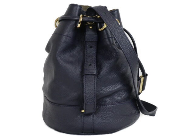 imgrc0089078950 See By Chloe Drawstring Shoulder Bag Leather Navy