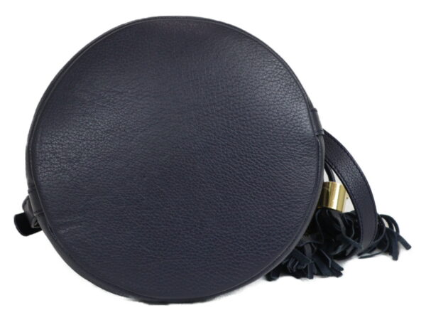 imgrc0089078951 See By Chloe Drawstring Shoulder Bag Leather Navy