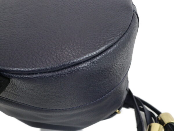 imgrc0089078952 See By Chloe Drawstring Shoulder Bag Leather Navy