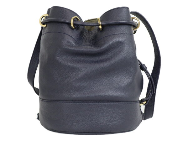 imgrc0089078968 See By Chloe Drawstring Shoulder Bag Leather Navy