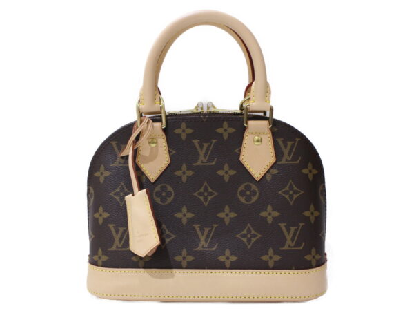 imgrc0089098660 Louis Vuitton Alma BB Monogram Canvas 2 Way Bag Brown