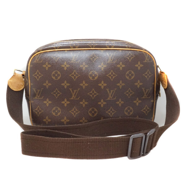 imgrc0089116038 Louis Vuitton Reporter Shoulder Bag Monogram Canvas Brown