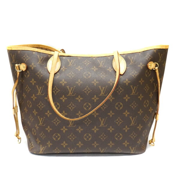 imgrc0089119318 Louis Vuitton Neverfull MM Tote Bag Monogram Canvas Brown Beige