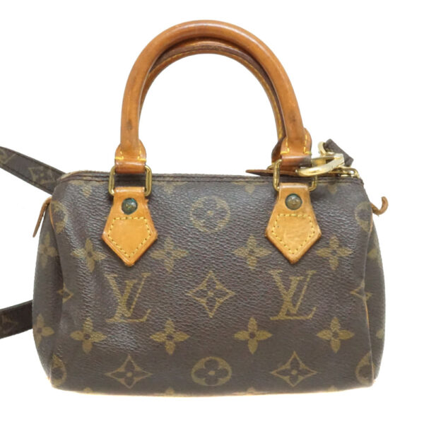 imgrc0089133501 Louis Vuitton Mini Speedy Handbag Monogram Canvas Brown