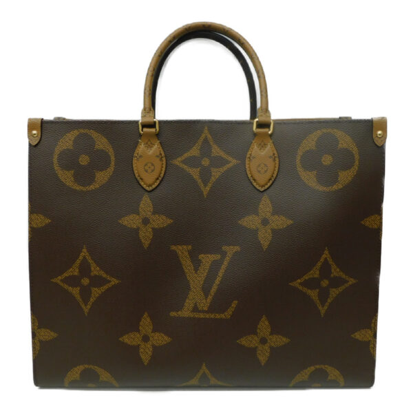 imgrc0089190180 Louis Vuitton On the Go GM Monogram Reverse Tote Bag Brown