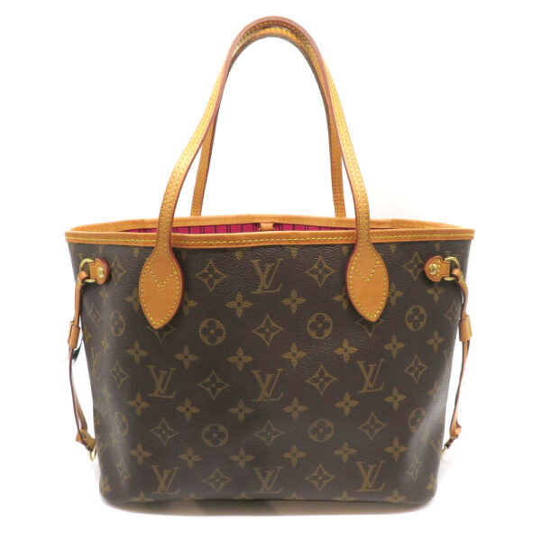 imgrc0089201359 Louis Vuitton Neverfull PM Monogram Tote Bag Brown Pink