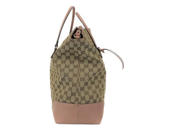 imgrc0089215713 Gucci GG Canvas Leather 2WAY Handbag Beige