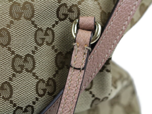 imgrc0089215724 Gucci GG Canvas Leather 2WAY Handbag Beige