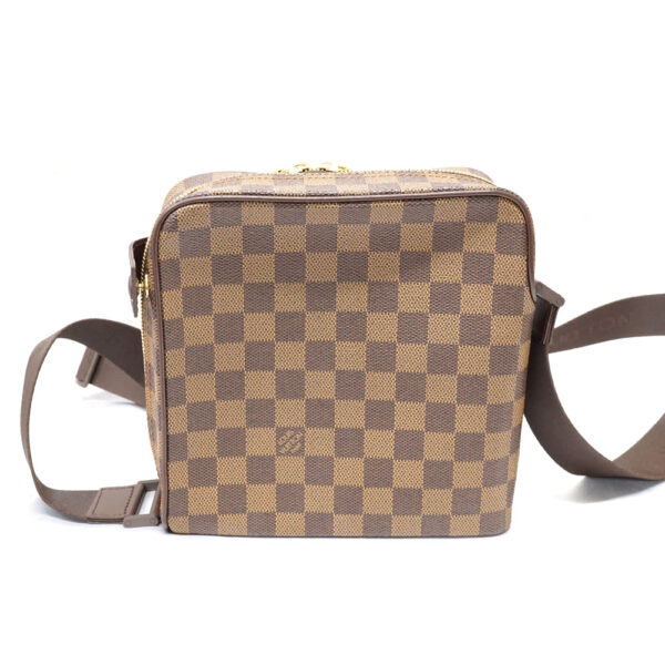 imgrc0089219906 Louis Vuitton Olaf PM Shoulder Bag Damier Ebene Brown