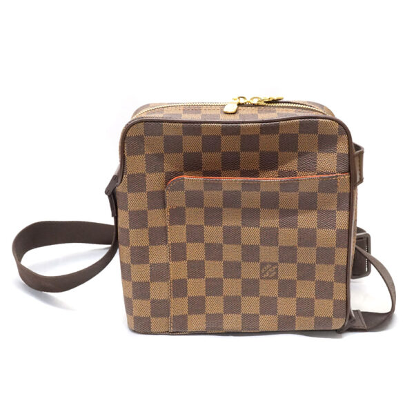 imgrc0089219914 Louis Vuitton Olaf PM Shoulder Bag Damier Ebene Brown