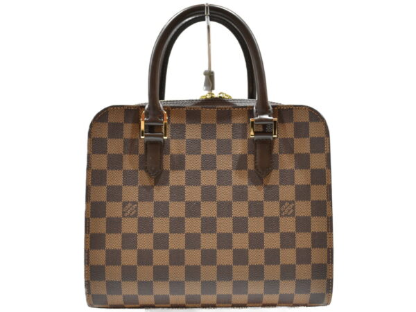 imgrc0089288658 Louis Vuitton Triana Handbag Canvas Damier Brown