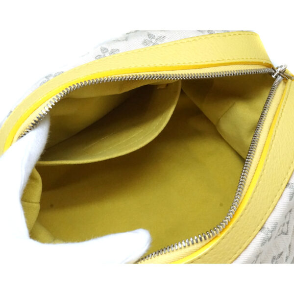 imgrc0089300044 Louis Vuitton Pochette Shoulder Bag Monogram Denim White Yellow