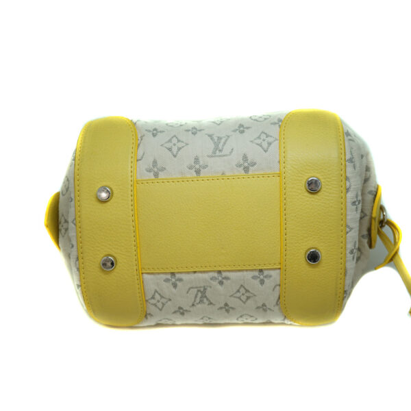 imgrc0089300052 Louis Vuitton Pochette Shoulder Bag Monogram Denim White Yellow