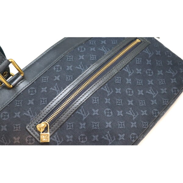 imgrc0089349259 Louis Vuitton Lucille PM Handbag Monogram Mini Canvas Navy