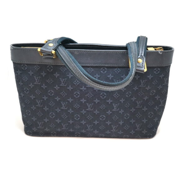 imgrc0089349274 Louis Vuitton Lucille PM Handbag Monogram Mini Canvas Navy