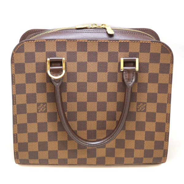 imgrc0089359300 Louis Vuitton Triana Handbag Damier Canvas Brown