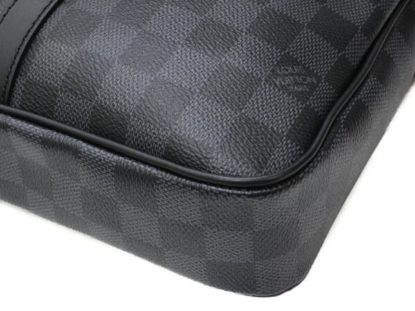 imgrc0089375223 Louis Vuitton Porte Documents Voyage PM Damier Graphite Business Bag Black Gray