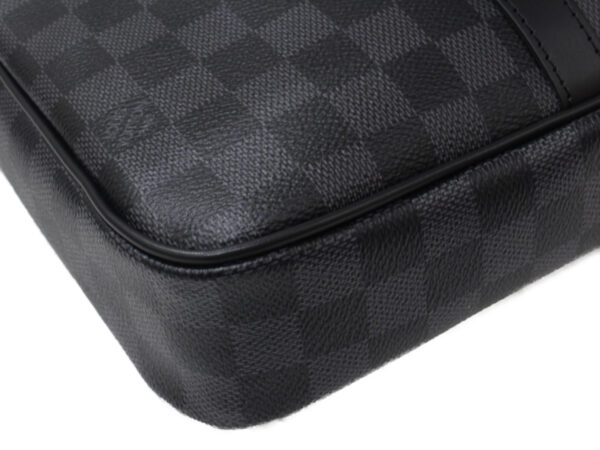 imgrc0089375224 Louis Vuitton Porte Documents Voyage PM Damier Graphite Business Bag Black Gray