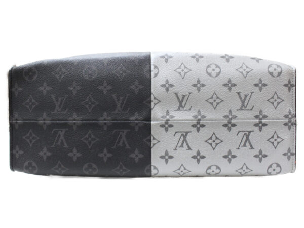 imgrc0089379671 Louis Vuitton Monogram Eclipse Split Canvas Tote Black Gray