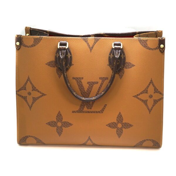 imgrc0089391338 Louis Vuitton On the Go MM 2WAY Bag Giant Monogram Brown