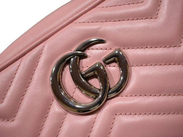 imgrc0089405319 Gucci GG Marmont Quilted Small Shoulder Bag Leather Pink