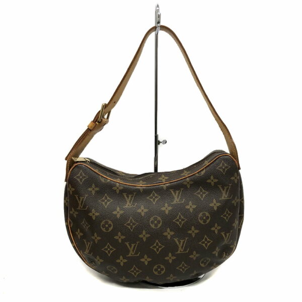 imgrc0089457430 Louis Vuitton Croissant MM Monogram Shoulder Bag Brown