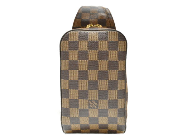 imgrc0089504203 Louis Vuitton Jeronimos Body Bag Canvas Damier Ebene Brown