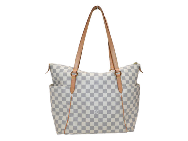 imgrc0089521966 Louis Vuitton Totally MM Tote Bag Canvas Damier Azur Ivory